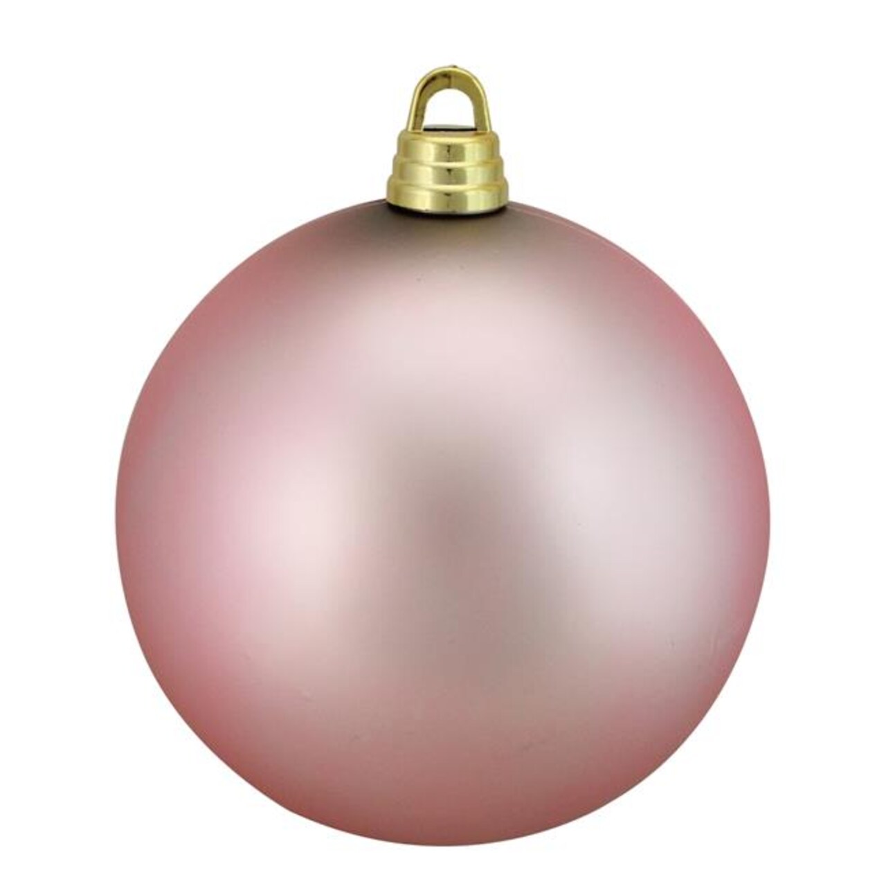 Northlight 32911591 12 in. Bubblegum Pink Shatterproof Matte Christmas Ball Ornament